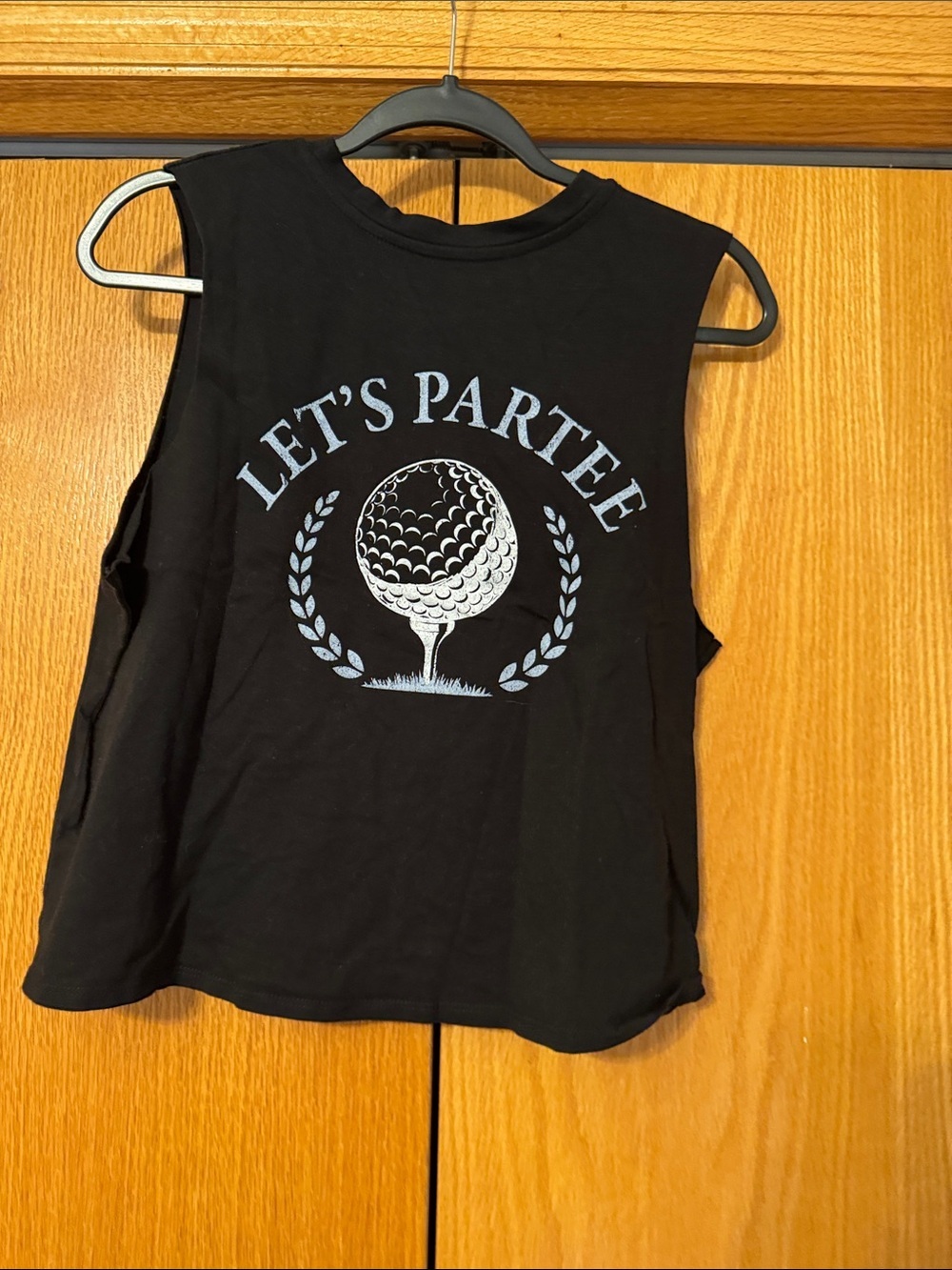 Grayson Threads Black Tank Top with Light Blue Graphic - Picture 3 of 3